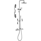 RUBINETTERIA PAFFONI - PFFZCOL599CR COLONNA DOCCIA REGOLABILE NEW MINI MASTE