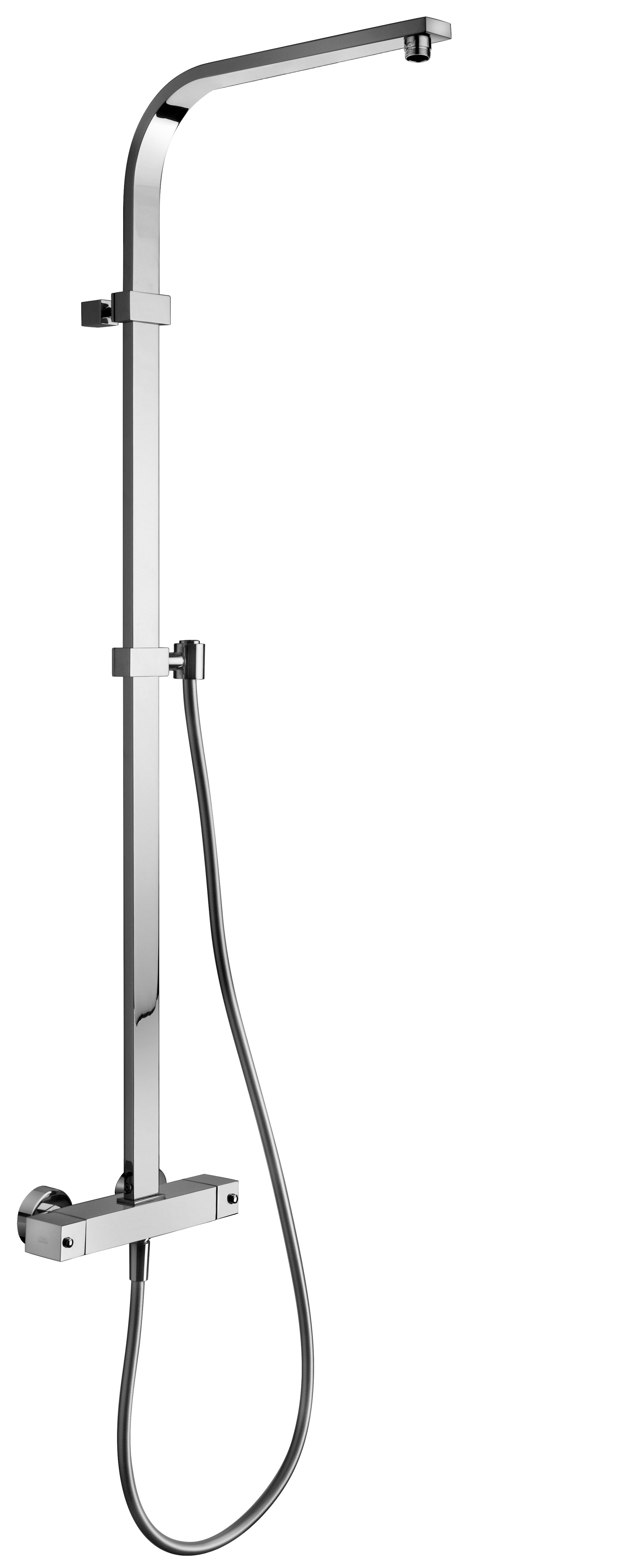 RUBINETTERIA PAFFONI - PFFZCOL665CRX COLONNA CITY RETTANGOLARE SENZA SOFFIONE