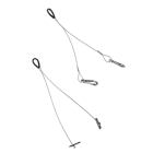 TEKNOMEGA SRL - TKGZCT1205 ZipClip-Kit a Y Term a mosch Silver300mm