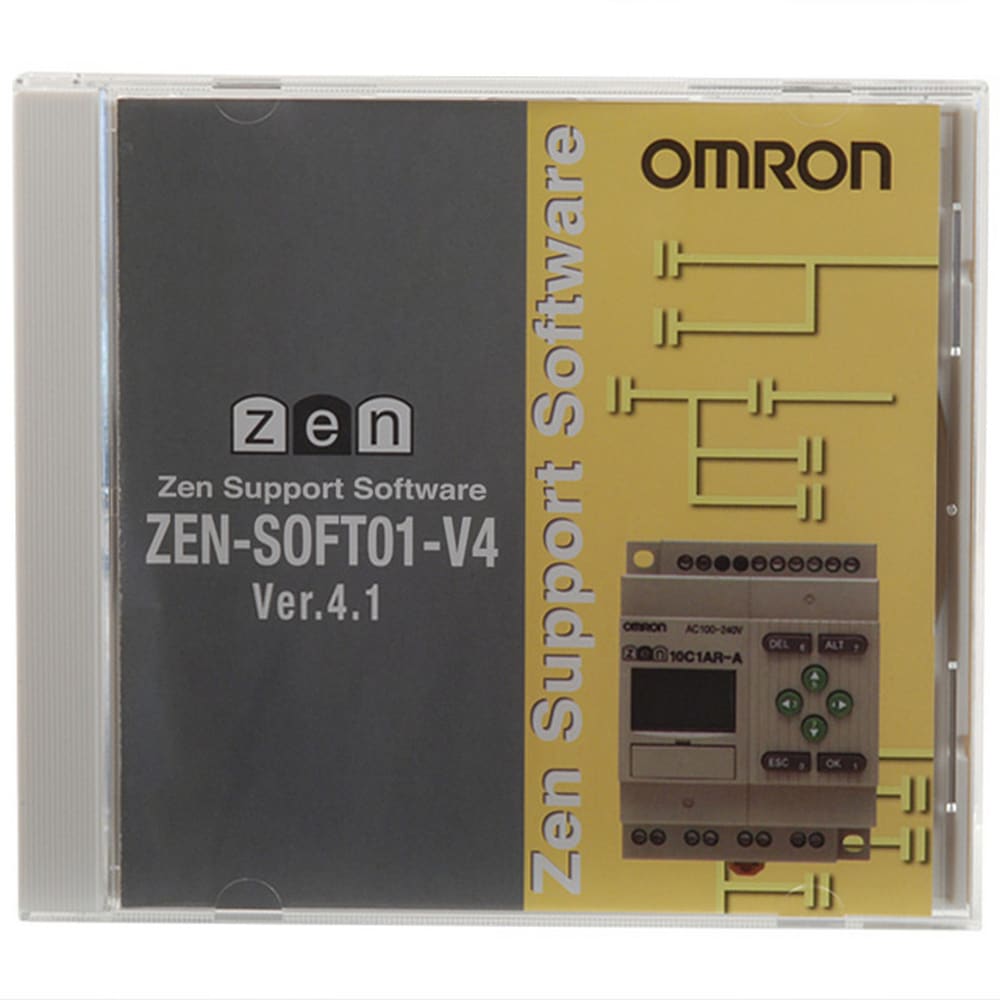 OMRON - OMRZENSOFT01V4.1-24 PLC MINI- SW PER PLC ZEN