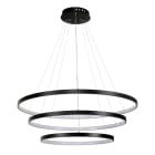 ROSSINI - RSSZER004N SOSPENSIONE 3 CERCHI NERA LED 100W IP20