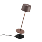 ZAFFERANO SRL - ZFFLD0850R3 OLIVIA TAVOLO PRO D.110X350MM. CORTEN 2,