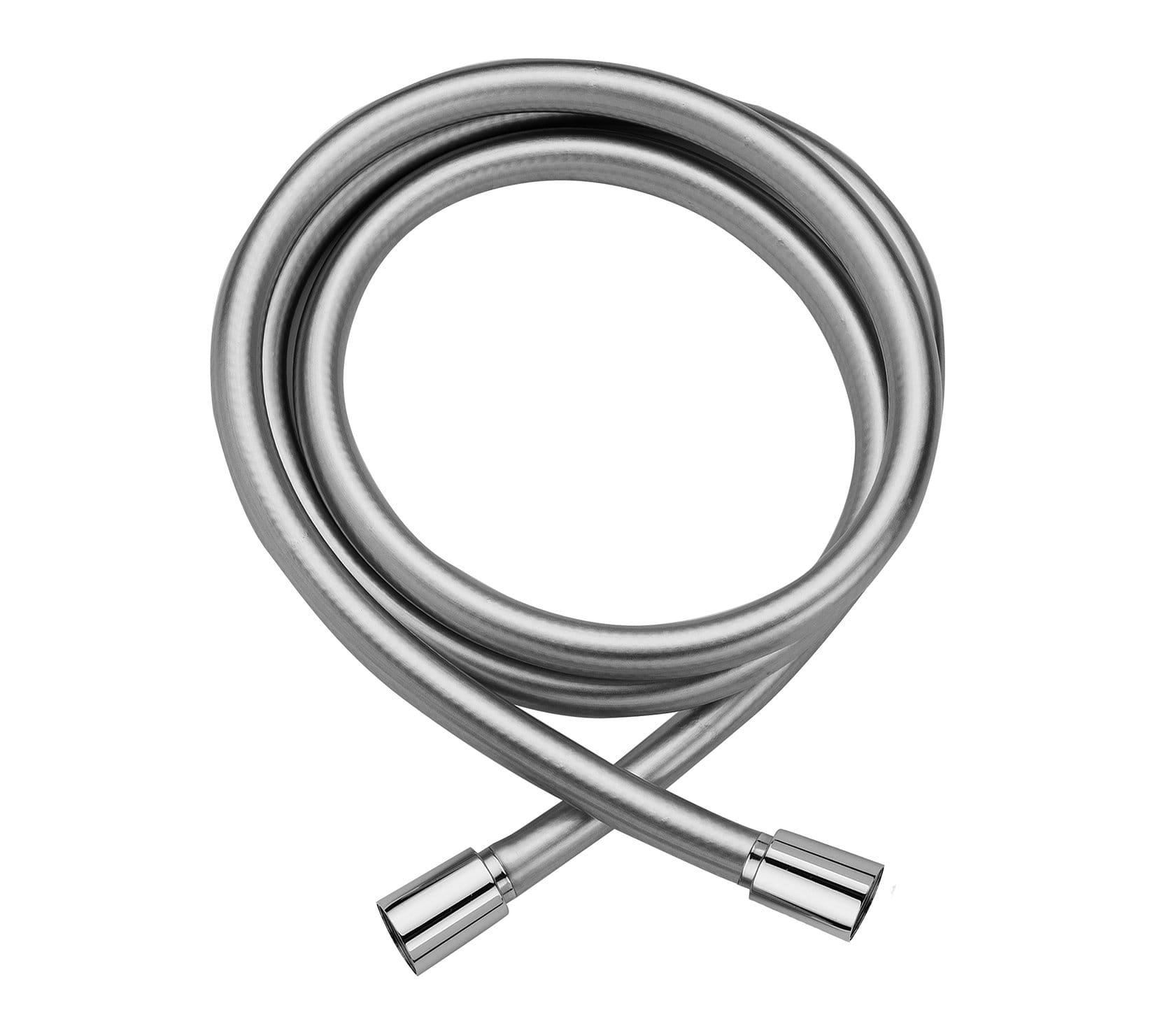 RUBINETTERIA PAFFONI - PFFZFLO062AG FLX CM 200 PVC SILVER ARGENTO CAL CONICA