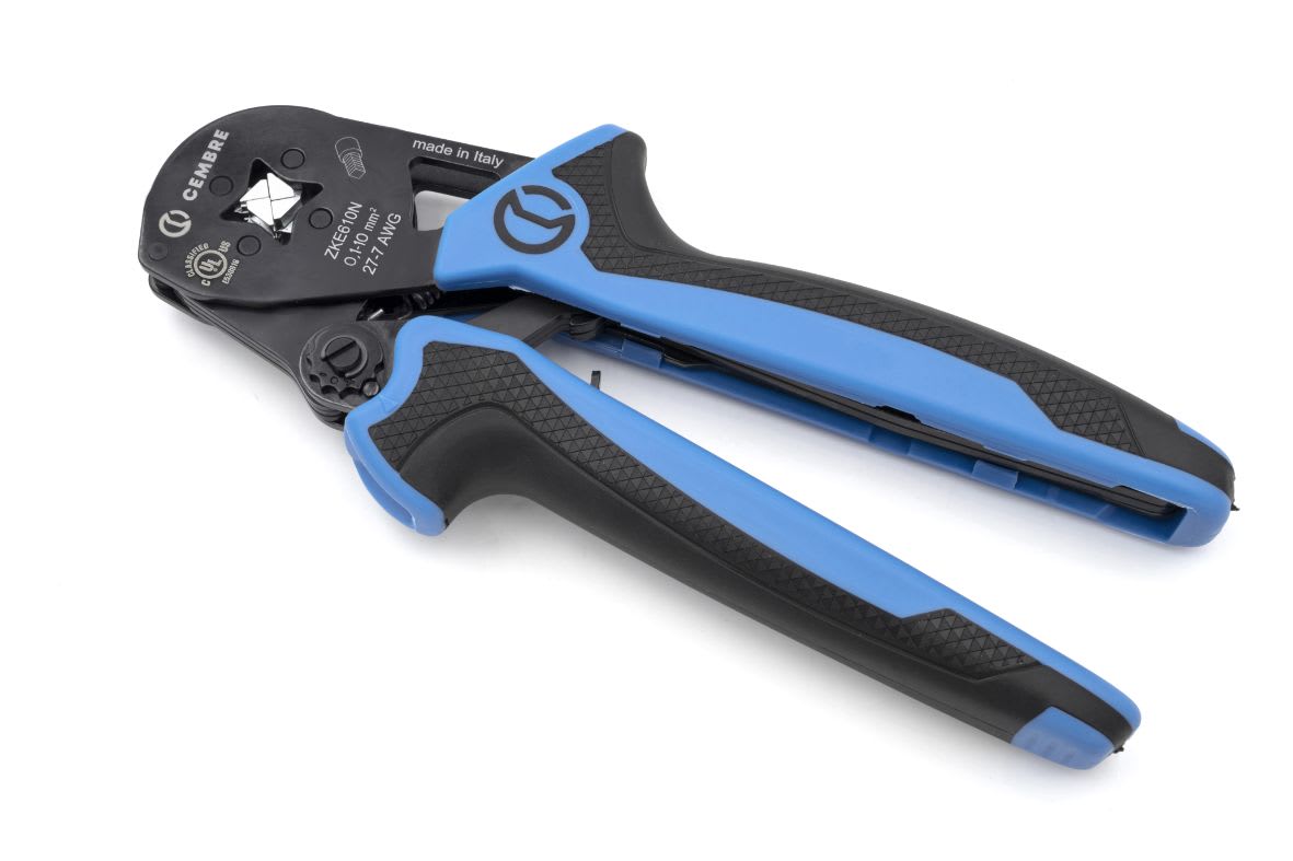 CEMBRE SPA - CEMZKE610N UTENSILE MECCANICO PER LA COMPRESSIONE, SERIE ZKE, AD INSERIMENTO LATERALE, PER TUBETTI TERMINALI DA 0,1 A 10 MMQ