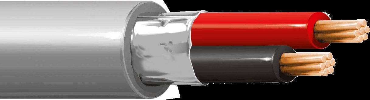 ITC INDUSTRIA TECNIC - ITCIK-21 2X1,00 LSZH BIANCO