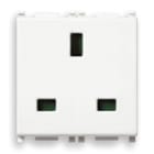 VIMAR SPA - VIW14219 PRESA 2P+T 13A INGLESE BIANCO