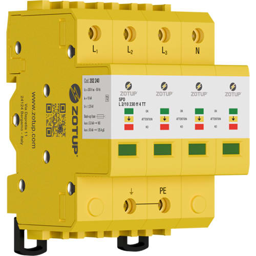ZOTUP SRL - ZOT202240 L 2/10 230 FF 4 TT SPD TIPO 2 IN 10 KA