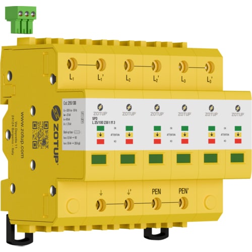 ZOTUP SRL - ZOT215130 L 25/100 230 T FF 3 SPD T1 E T2 TN