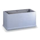 CONCHIGLIA - CON073251019 Serie CVL - Sopralzo per armadio in vetroresina, senza serratura, dim. 860x709x450 mm (BxAxP)