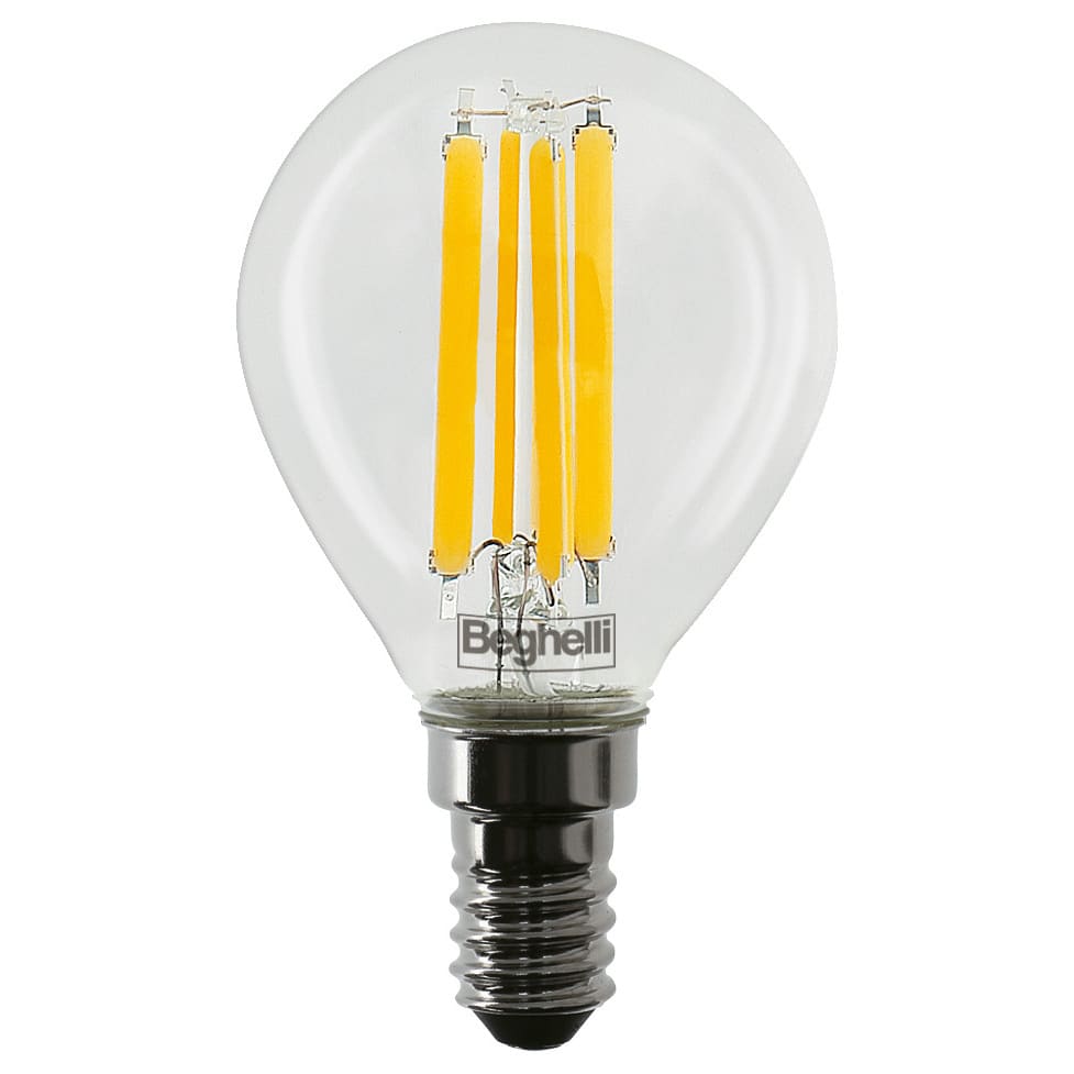 BEGHELLI - BEG56421 SFERA CH ZAFIROLED 2W E14 2.7K