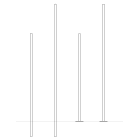 LOMBARDO - LOMPL450CIIK Zenit cilindrico H4500 Corten