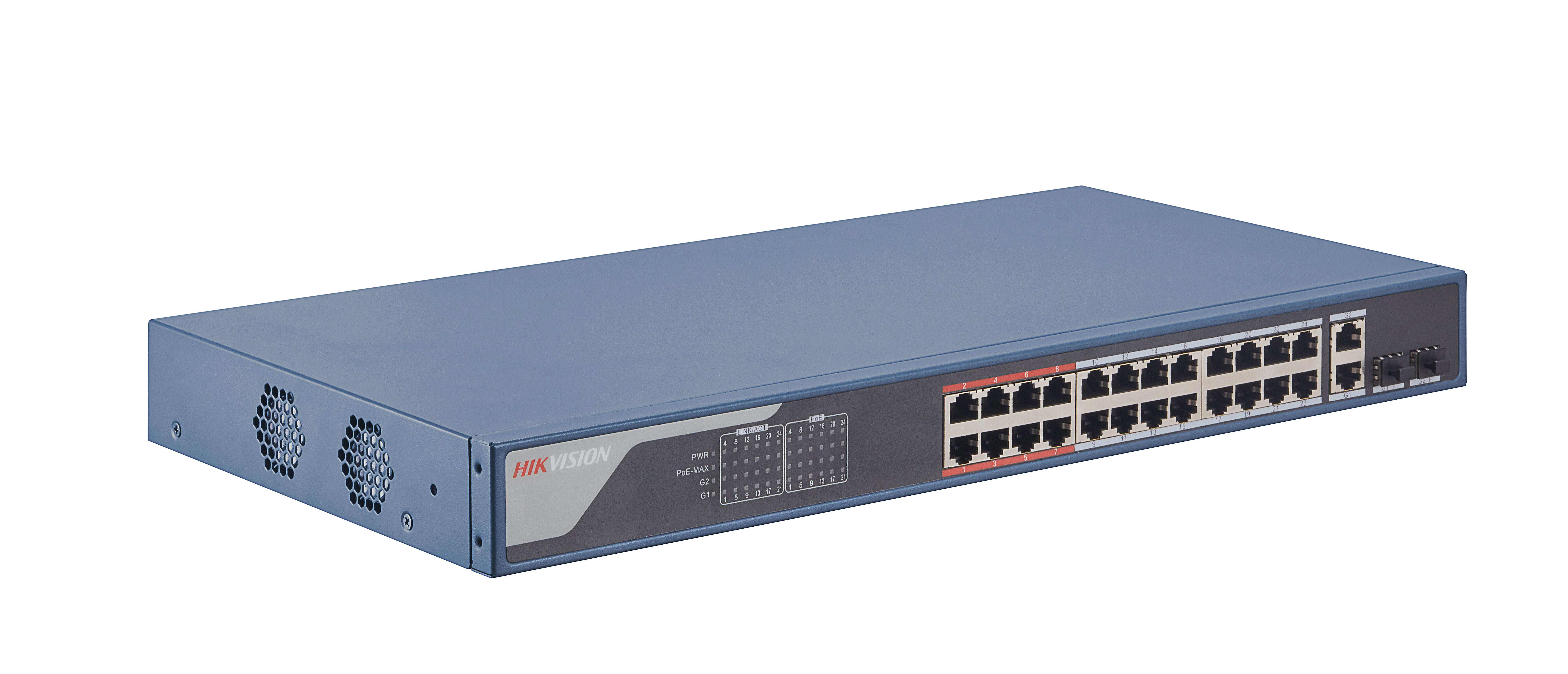 HIKVISION ITALY SRL - HIK301802305 DS-3E1326P-EI : SMART MANAGED POE 10/100 + UPLINK GIGABIT COMBO