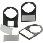 ABB SPA - ABBEO 607 5 KA1-8121 PIASTRINA IN ALLUMINIO NERA