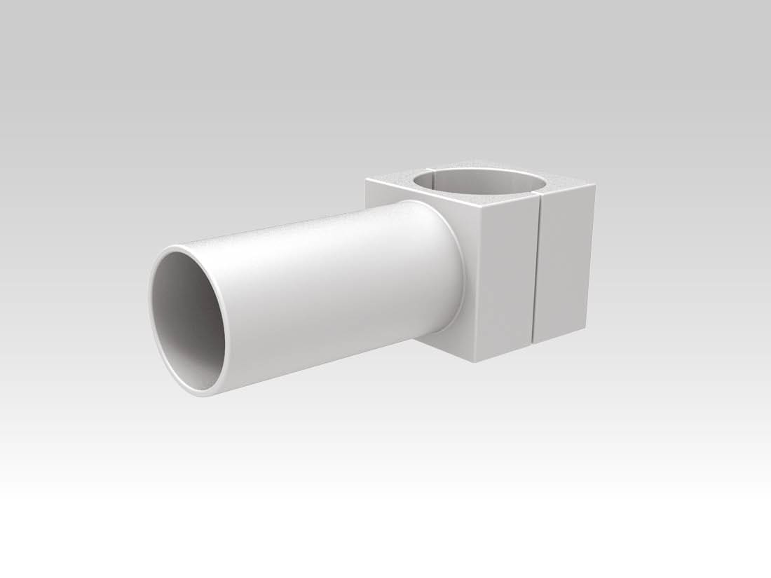 TEC-MAR SRL - TCMACC112 ATT 1/2 PALO L60MM X ARM STRADALI SILVER