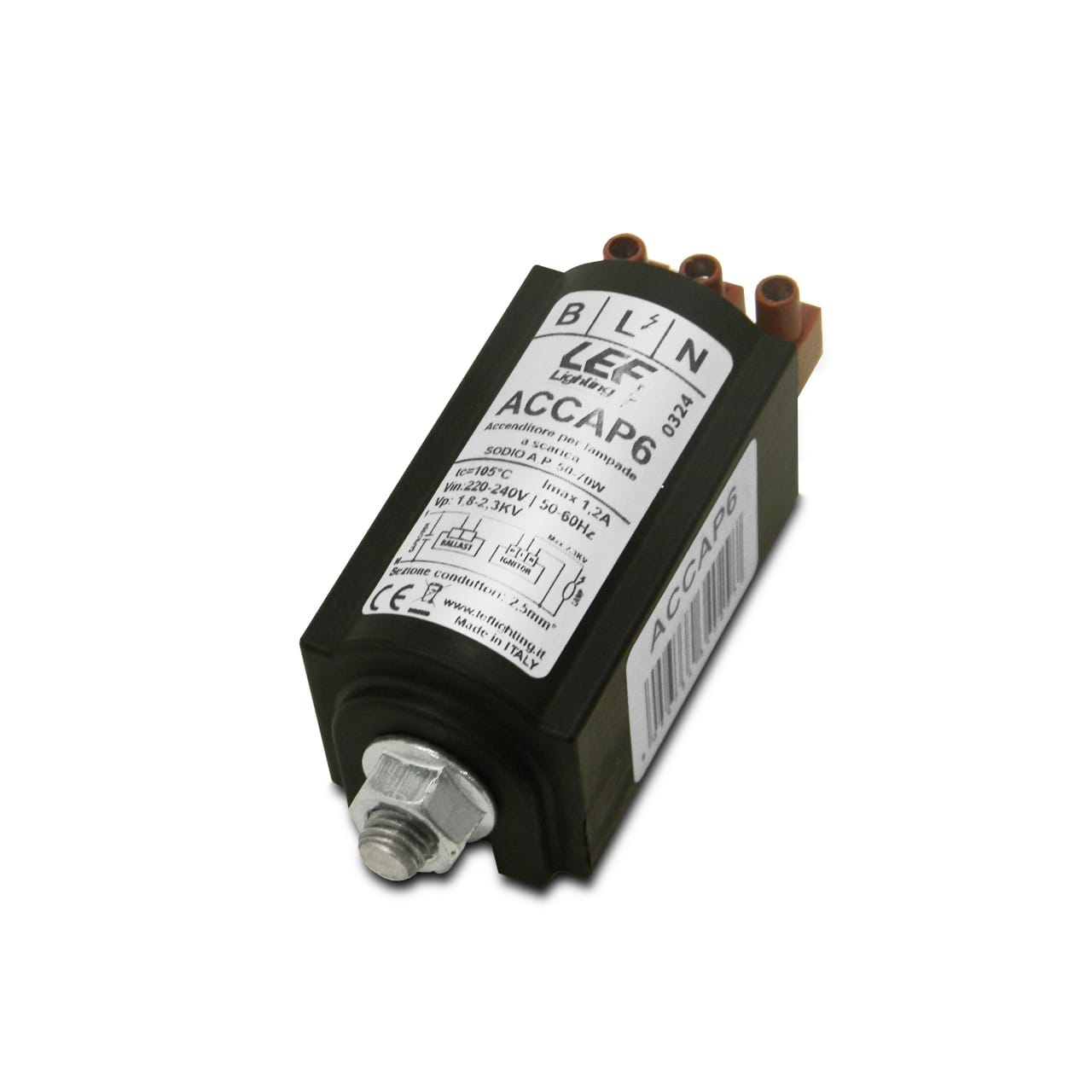 LEF LIGHTING SRL - LEFACCAP6 ACCEND. 3 FILI 50 70W S DIST MAX 2MT
