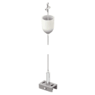 LINEA LIGHT (ILED) - ILD81007 SOSP.L.5MT ROS.BIANCO CON TEND.AUTO