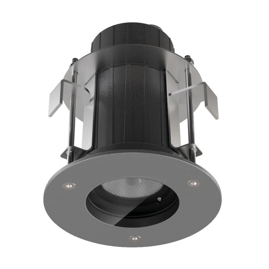 LINEA LIGHT (ILED) - ILD81838W30 GUARDIAN 7 8W+ALIM. GRIGIO GOFFR.