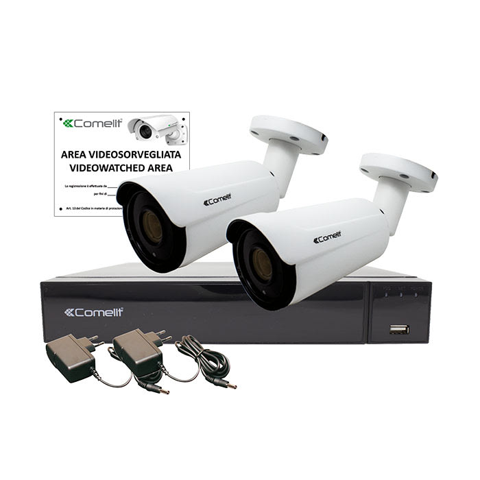 COMELIT GROUP SPA - COEAHKIT008S02A AHDVR008S02A?2X AHBCAMS02ZA?2X 43082-ACC