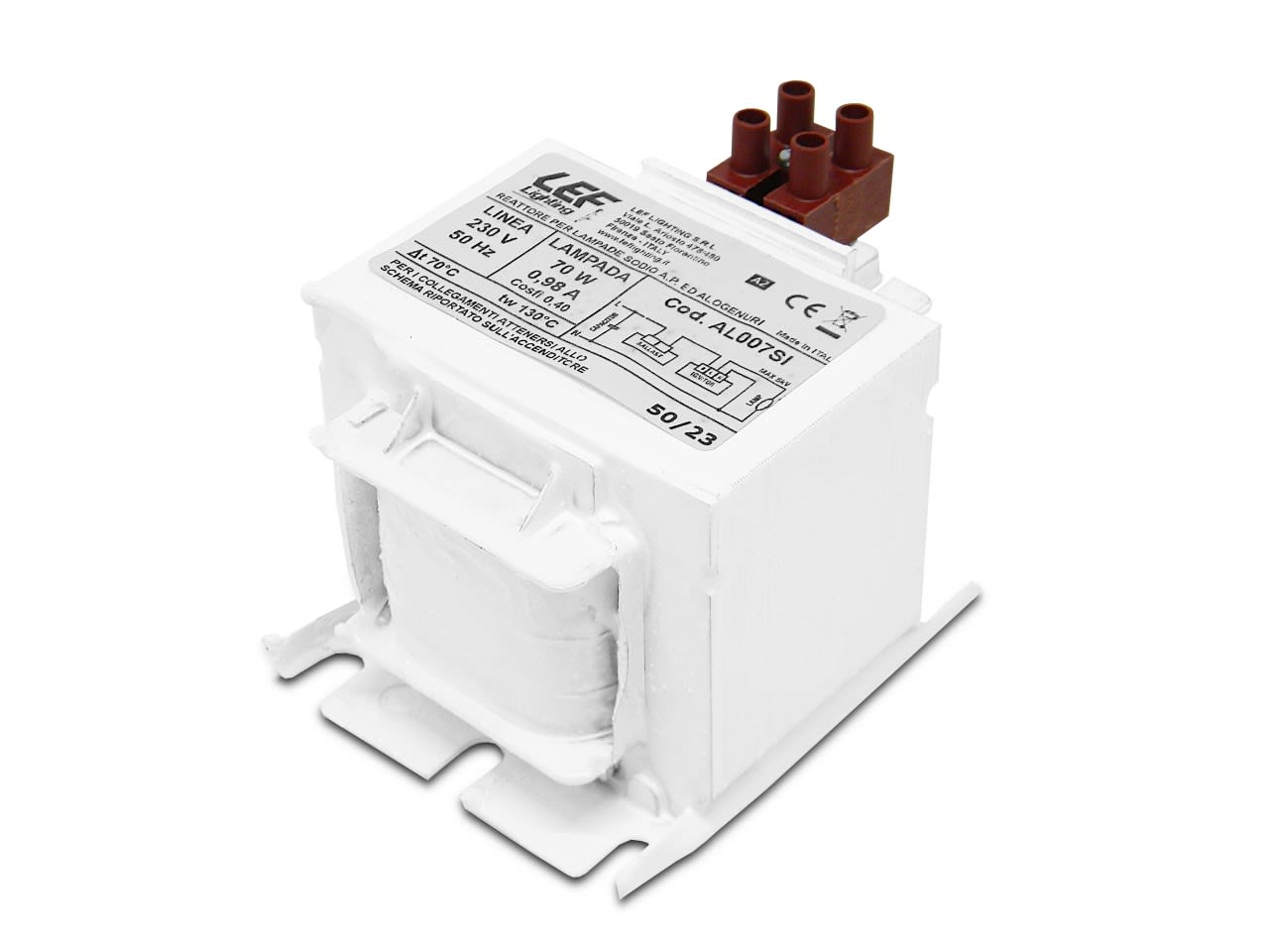 LEF LIGHTING SRL - LEFAL007SI ALIM.X LAMP. A SC. 70W SODIO IODURI 1,0A