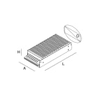 NOVALUX SPA - NOX18603.99 ALIMENTATORE STABILIZZATO 24Vdc 220-240V 50/60Hz Garanzia 3 anni.