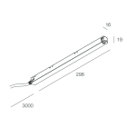 NOVALUX SPA - NOX101341.01 ALIMENTATORE ELETTRONICO STABILIZZATO 48V 220-240V 50/60 Hz CAVO 300CM