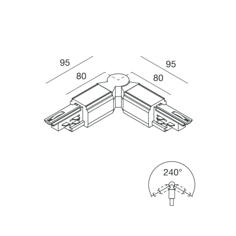 NOVALUX SPA - NOX106728.01 ALL-TRACK: GIUNTO SNODATO BIANCO