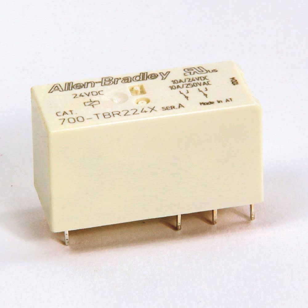 ROCKWELL AUTOMATION - RCK700-TBR24X TERM BLOCK STYLE 24V 1 POLE GOLD RELAYS
