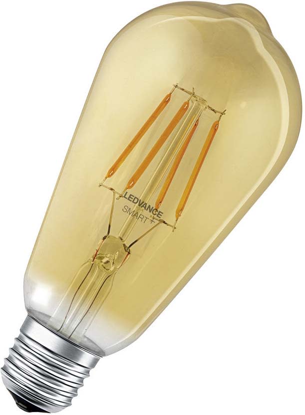 LEDVANCE - LDVSMT610545WF SMART+ WiFi Filament Edison Dimmable 53 6 W/2400 K E27