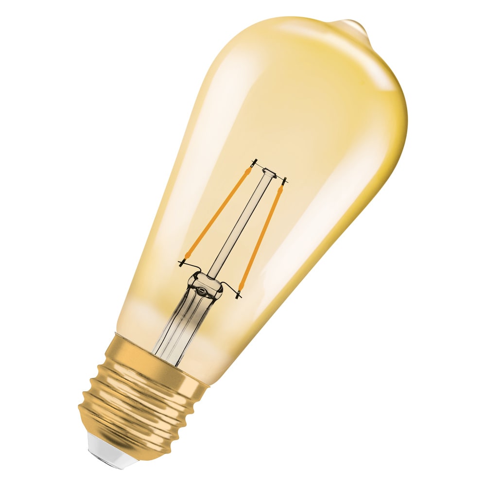 LEDVANCE - LDVLED091339 1906LEDISON 2,5W/824230VFILGDE27FS1OSRAM