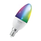 LEDVANCE - LDVSMT778597WF SMART+ WiFi Candle Multicolour 230V RGBW FR E14 SINGLE PACK