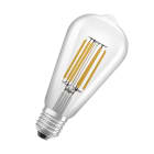 LEDVANCE - LDVELAEDIS60C830 LED CLASSIC EDISON ENERGY EFFICIENCY A S 4W 830 Clear E27