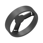 LEDVANCE - LDVDLD215FRAMEIP44B DL IP44 FRAME DN 215 BK LEDV