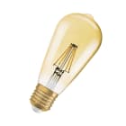 LEDVANCE - LDVLED081514 Vintage 1906 LED CLASSIC EDISON DIM 6.5W 824 Gold E27