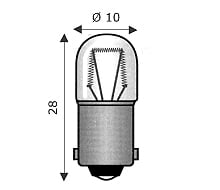 WIMEX - WIM4101119 BA9S 10X28 24V 2W