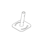 LOMBARDO - LOMLB1490001 BASE IN ACCIAIO PER LINFA NERO