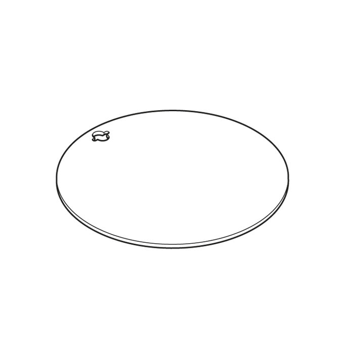 LOMBARDO - LOMLB1510007 BASE IN ACCIAIO PER HASTA DARK GREY