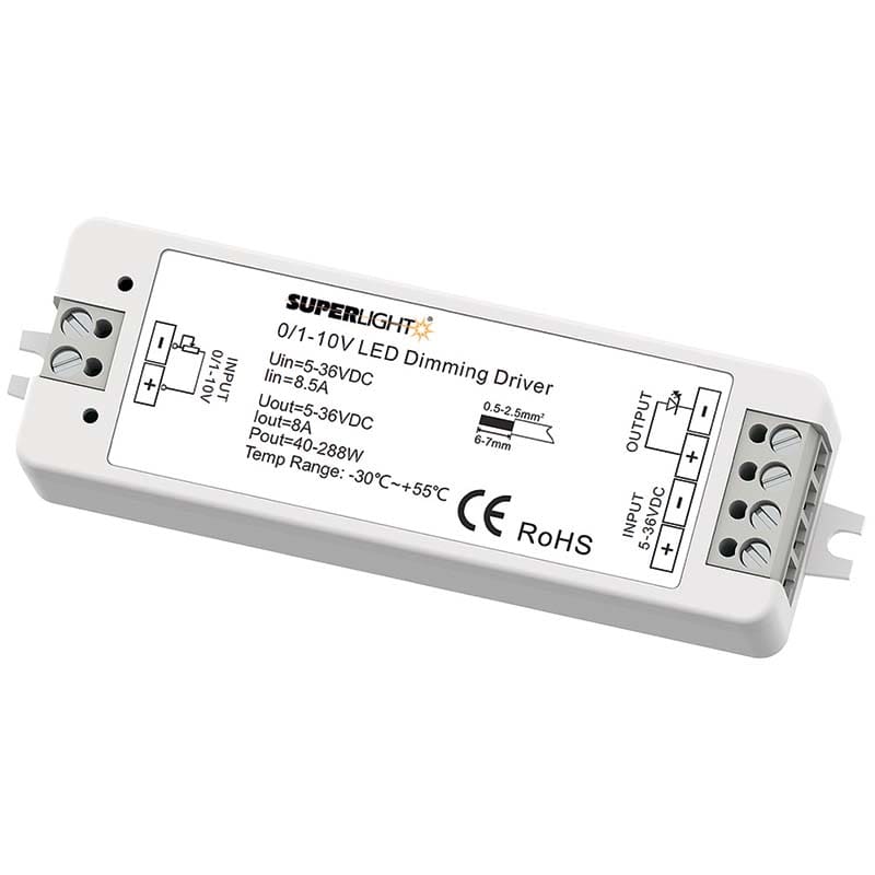 ELCART DISTRIBUTION - ERT132208100 INTERR.DIMMER CONTR.1-10V 1CAN 8A