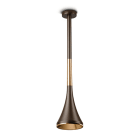 SIMES SPA - SMVS.8035H.20 BELL SOFFITTO +LED 927 TF BRO