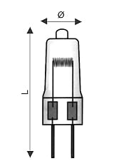 WIMEX - WIM4202989 UV-S BISP. G4 6V 5W-