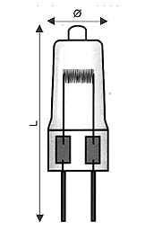 WIMEX - WIM4203140 UV-S BISP.GY6.35 24V 150W