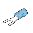 CEMBRE SPA - CEMBKY-U3.5 CAPOCORDA A FORCELLA RINFORZATO ANTIVIBRANTE, PREISOLATO IN PA6.6, BLU, PER CONDUTTORI IN RAME, HALOGEN FREE, SEZIONE 1,5-2,5mmq VITE 3,5mm