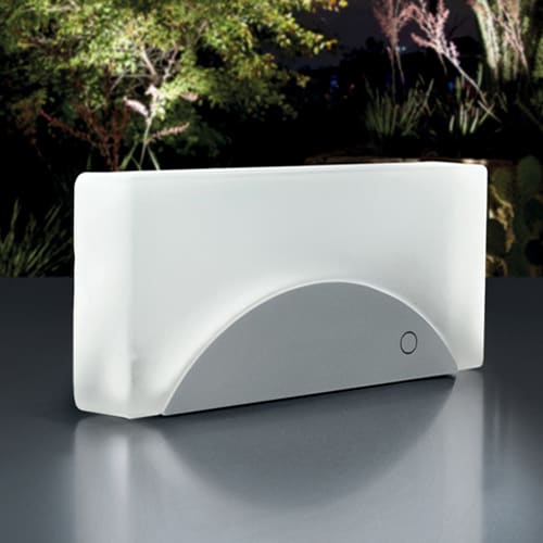 SIMES SPA - SMVB.9005W.01 BRICK LIGHT BAT+LED 830 PUSH BIA