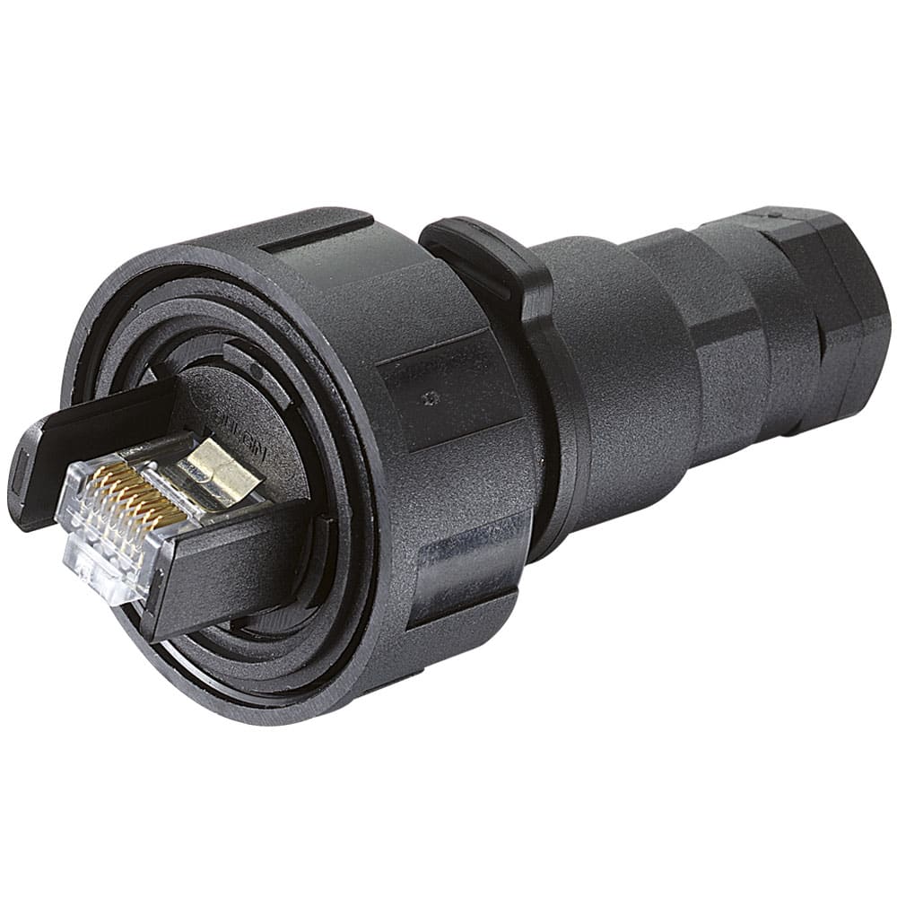 OMEGA FUSIBILI SPA - OMFPX0834/B CONN. VOLANTE RJ45 SCHER.