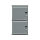 CONCHIGLIA - CON070731005 Serie BV4M - Armadio in vetroresina a 2 vani, per GDM trifase fino a 30 KW, conf. ENEL DS4559