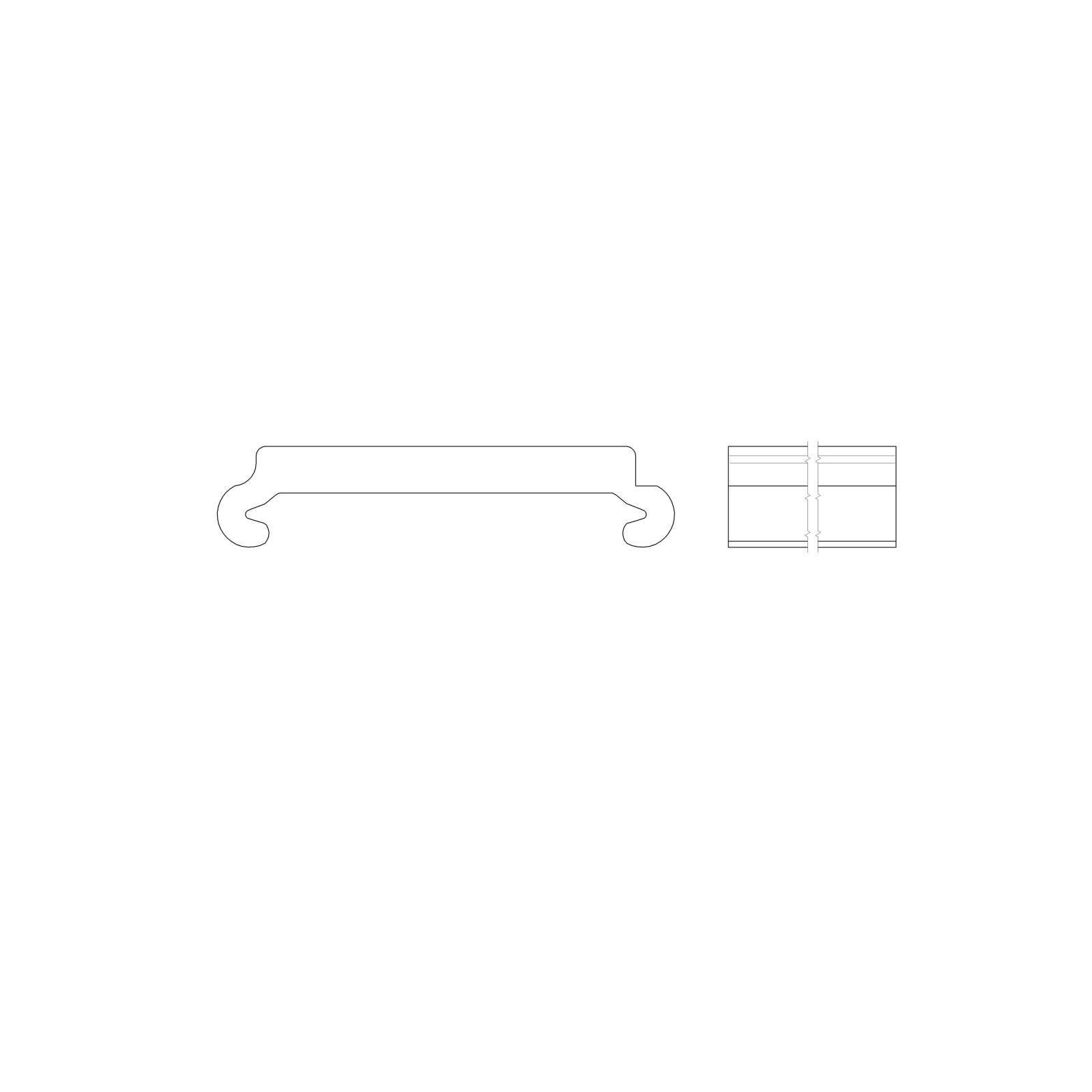LINEA LIGHT (ILED) - ILD98886 COVER PROFILO TRASPARENTE 2M PC