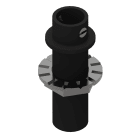 LINEA LIGHT (ILED) - ILD98981 ACCESS.FISSAGGIO C/SUPPORT.R9005 GO