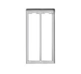 VIMAR SPA - VIWC332 CORNICE PER 2 PLACCHE 3M ALLUMINIO