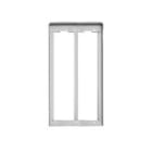 VIMAR SPA - VIWC332 CORNICE PER 2 PLACCHE 3M ALLUMINIO
