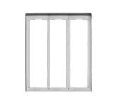 VIMAR SPA - VIWC333 CORNICE PER 3 PLACCHE 3M ALLUMINIO