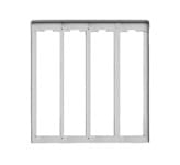 VIMAR SPA - VIWC334 CORNICE PER 4 PLACCHE 3M ALLUMINIO